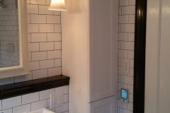White-corner-cupboard