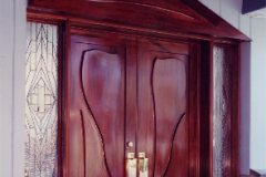 Elegant-mahogany-entry-door