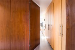 Mahogany-wall-panel-and-door