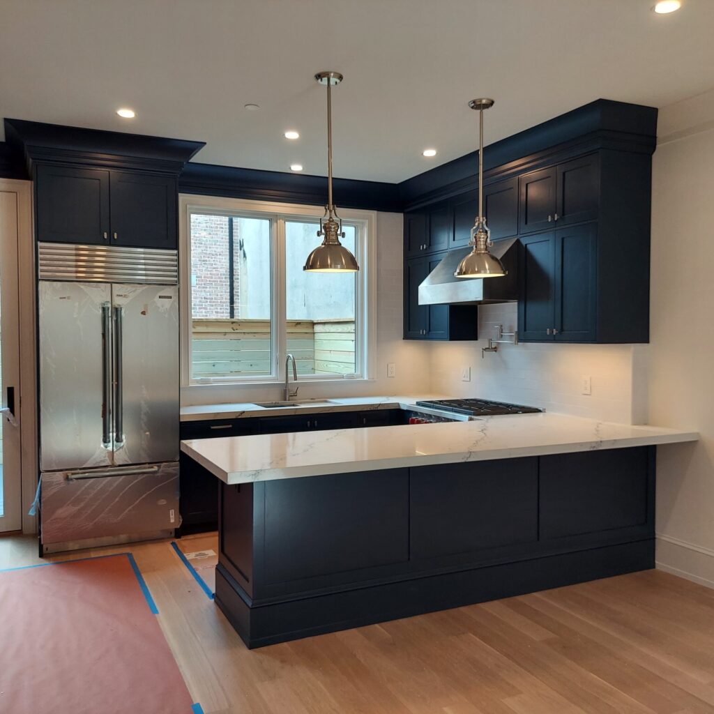 Blue kitchen